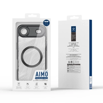Etui do iPhone 17 Air Dux Ducis Aimo Mag Pierścień Magnetyczny Czarne