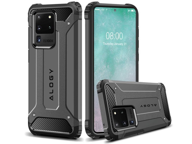 Чохол Alogy Hard Armor для Samsung Galaxy S20 Ultra сірий