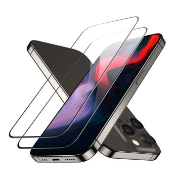 ESR Tempered Glass 2-Pack для Apple iPhone 15 Pro Black