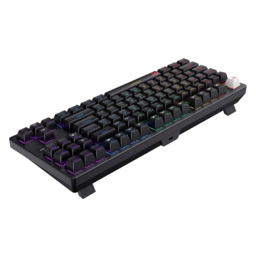 Дротова ігрова клавіатура Havit KB892L RGB, 87 клавіш, чорна