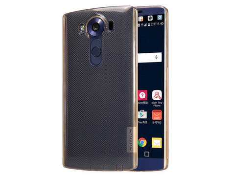 Etui Nillkin Nature Silikon 0,6 mm od LG V10 Brown