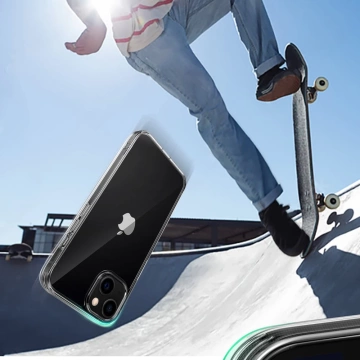 Ugreen ochranné pouzdro Fusion pevný kryt s gelovým rámem pro iPhone 13 Pro Max transparentní (90180)