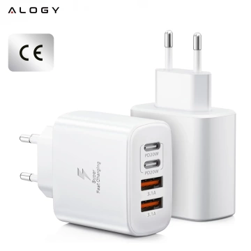 HUB splitter Alogy Adaptér pro počítačový notebook s USB-C na 3x USB-A 2.0 1x USB-A 3.0 šedý