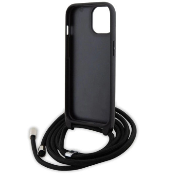 Etui Karl Lagerfeld KLHCP15MSAKCPSK do iPhone 15 Plus 6.7" hardcase czarny/black Crossbody Saffiano Metal Pin Karl