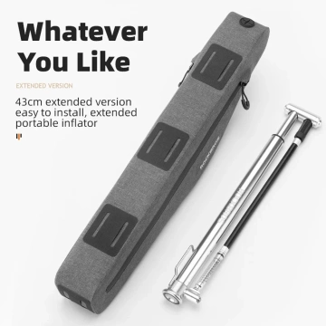 Brašna na kolo Rockbros AS-052 na rám 1,5 l šedá, vodotěsná