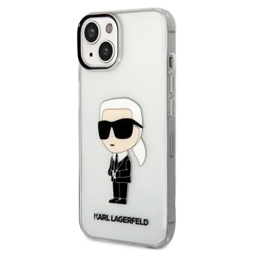 Etui Karl Lagerfeld KLHCP14MHNIKTCT na iPhone 14 Plus 6,7" pevné puzdro Ikonik Karl Lagerfeld