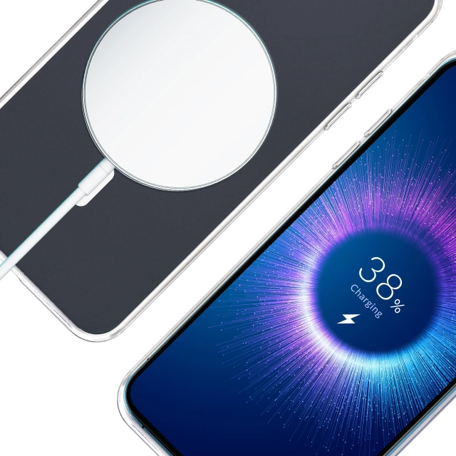 Protective case for Apple iPhone 15 Plus 3mk Clear MagCase