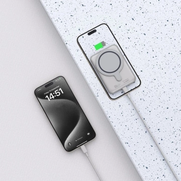 Powerbank magnetic PB10 Lifemag Magsafe Power Bank 5000mah Titanium