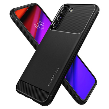 Чохол для Samsung Galaxy S22 case Spigen Rugged Armor Matte Black Glass