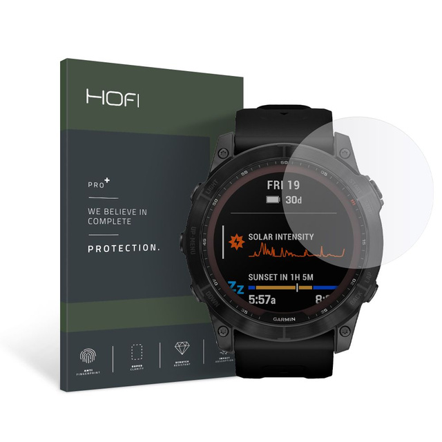 Hofi Glass Pro Panzerglas für Garmin Fenix 6x / 6x Pro / 7x