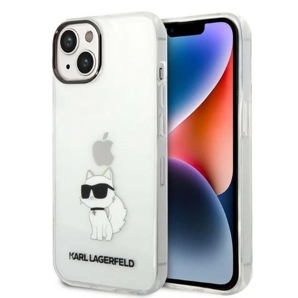 Etui Karl Lagerfeld KLHCP14MHNCHTCT na iPhone 14 Plus 6,7" pevné puzdro Ikonik Choupette