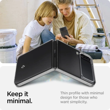 Etui Spigen AirSkin pre Samsung Galaxy Z Flip 4 Crystal Clear