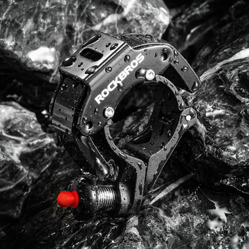 Велосипедний дзвінок для велосипеда універсальний RockBros Big Ring алюміній міцний на кермо 100dB водонепроникний чорний