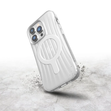 Puzdro Raptic Clutch Built Case na iPhone 14 Pro s čírym zadným krytom MagSafe
