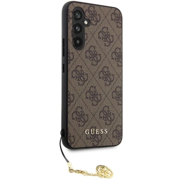 Original GUESS Hardcase GUHCS23FEGF4GBR Case for Samsung Galaxy S23 FE (4G Charm / brown)