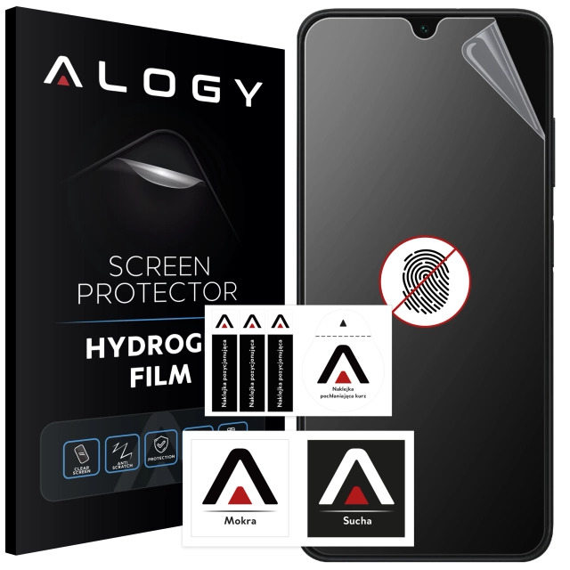 „MATNÁ“ fólia na displej Samsung Galaxy A05s Hydrogel Alogy HydroSkin Matte Pro™ pre puzdro „BEZ odtlačkov prstov“