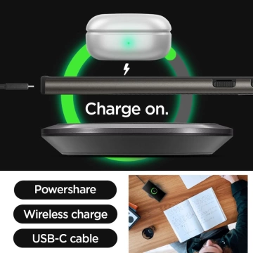 Etui Spigen Neo Hybrid pre Samsung Galaxy S24 Ultra Gunmetal