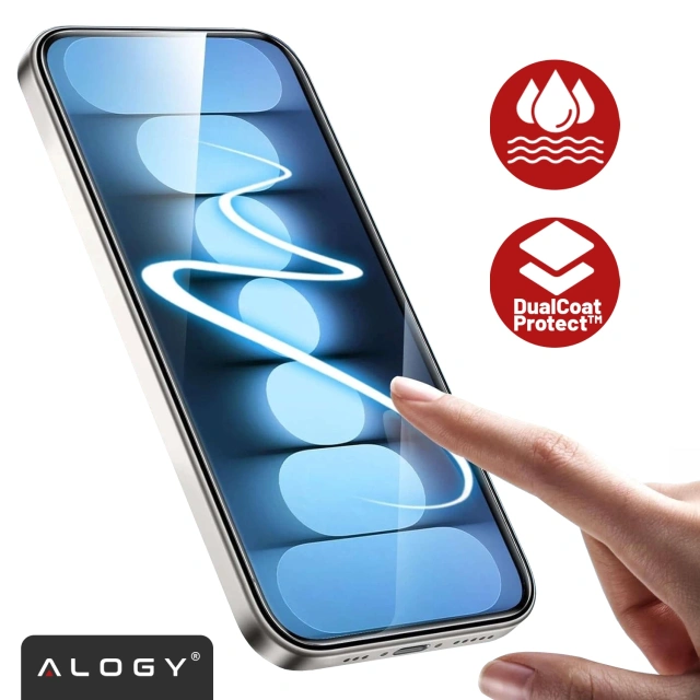 Hydrogel Film for Apple iPhone 16 Pro – Flexible Screen Protection, Self-Healing, Full Fit and High Transparency – Alogy Hydrogel Film™