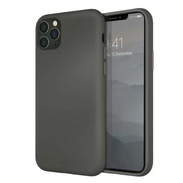 UNIQ obal Lino Hue iPhone 11 Pro Max šedý / mechově šedý