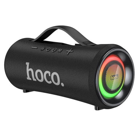 Портативна Bluetooth-колонка HOCO HA10 2x20 Вт, чорна, RGB