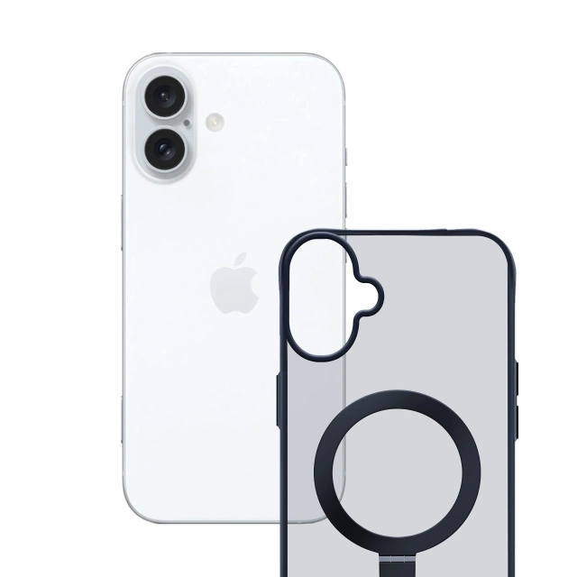 Etui do Apple iPhone 16 Plus 3mk Smoke Case Mag&Stand
