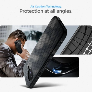Захисний чохол Spigen Liquid Air чорного кольору для Google Pixel 9a