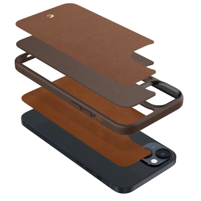 Etui Spigen Cyrill Kajuk Mag MagSafe для Apple iPhone 14 Plus Saddle Brown