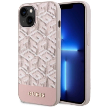 Жорсткий чохол Etui Guess GUHMP14SHGCFSEP для iPhone 14 6,1" GCube Stripes MagSafe
