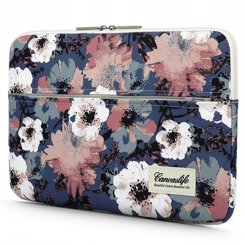 Taška na notebook Canvaslife Pouch 14 pre MacBook Air / Pro Blue Camellia