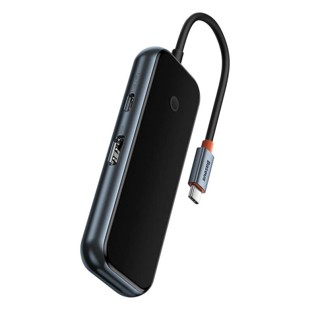 Концентратор 5w1 Baseus серії AcmeJoy USB-C до 2xUSB 3.0 USB 2.0 USB-C PD HDMI (szary)