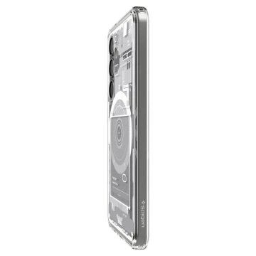Black Case for Galaxy S25 Zero One White Spigen Ultra Hybrid MagSafe