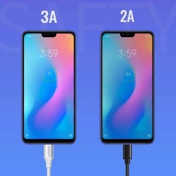 Kabel USB-A – USB-C 3A 3m Ugreen US288 60409 QC 3.0 Biały