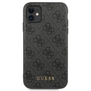 Etui Guess GUHCN61G4GFGR для iPhone 11 6,1" жорсткий чохол 4G Metal Gold Logo