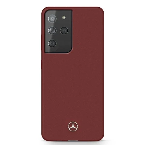 Чохол Etui Mercedes MEHCS21LSILRE для Samsung Galaxy S21 Ultra G998 Silicone Line