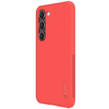 Nillkin Super Frosted Shield Pro case for Samsung Galaxy S23 armored cover phone stand red