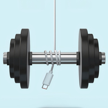 Oppo DL136 Supervooc Super rychlý kabel USB na USB-C typu C 65W 1m bílý