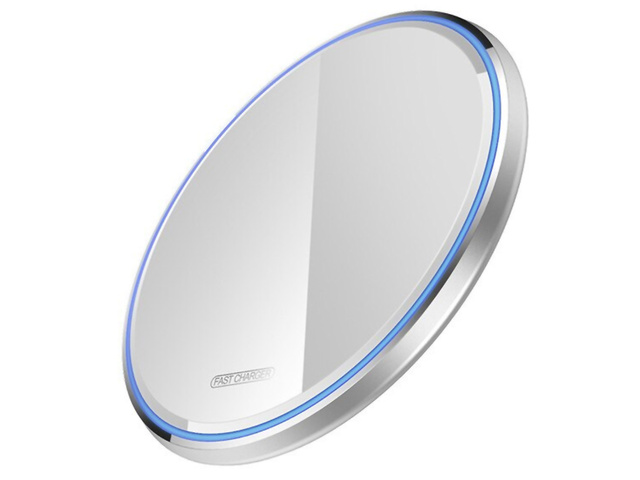 Qi Alogy Fast Charger USB-C Type C 15W Білий індукційний зарядний пристрій