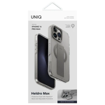 Etui do iPhone 16 Pro Max UNIQ Heldro Max MagSafe Przezroczyste