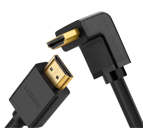 UGREEN HD103 HDMI - HDMI Cable Angled, 4K, 2m (Black)