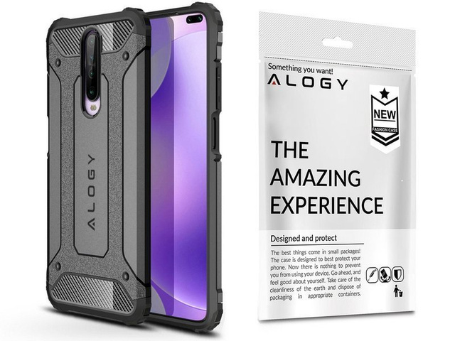 Puzdro Alogy Hard Armor pre Xiaomi Redmi K30 / Poco X2 šedé sklo Alogy