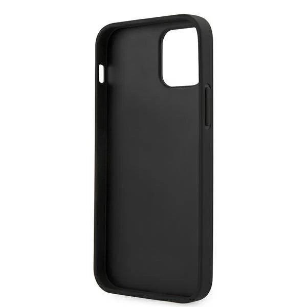 Ratet mal, GUHCP12LRSAVSBK iPhone 12 Pro Max 6,7" czarny/schwarz Hardcase Saffiano Vintage Script