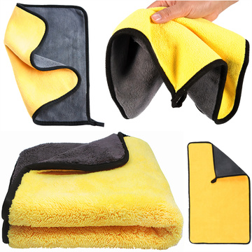 Obojstranná utierka do auta 30x60 cm velur Mikrovlákno na umývanie a sušenie utierky do auta Alogy Car Detailing