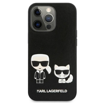 Etui Karl Lagerfeld KLHCP13XPCUSKCBK na iPhone 13 Pro Max 6,7" pevné puzdro Ikonik Karl