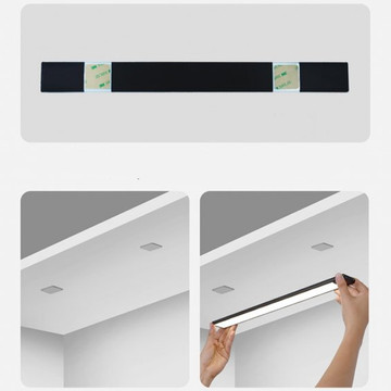 Lampe Alogy Slim LED-Möbelunterbaubeleuchtung mit Magnet mit Batteriesensor 40cm schwarz