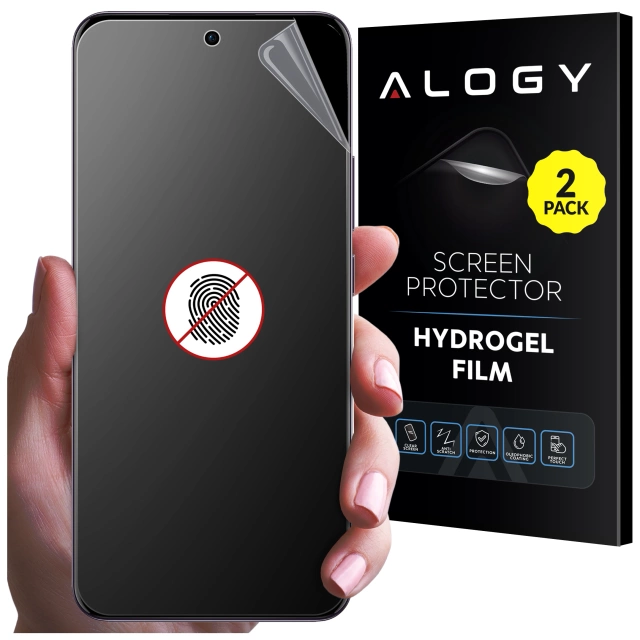 2x Folia "MATOWA" do Oppo Reno12 F 5G / 12 FS 5G Hydrożelowa Alogy HydroSkin Matte Pro™ na ekran do etui "BEZ ODCISKU PALCÓW"