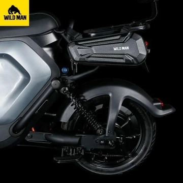 Brašna na kolo Wildman XT9 XL, pouzdro na rám, 1,8 l, vodotěsné, černé