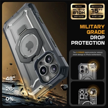 Etui Supcase UB Grip Mag Safe для iPhone 16 Pro Max Grey