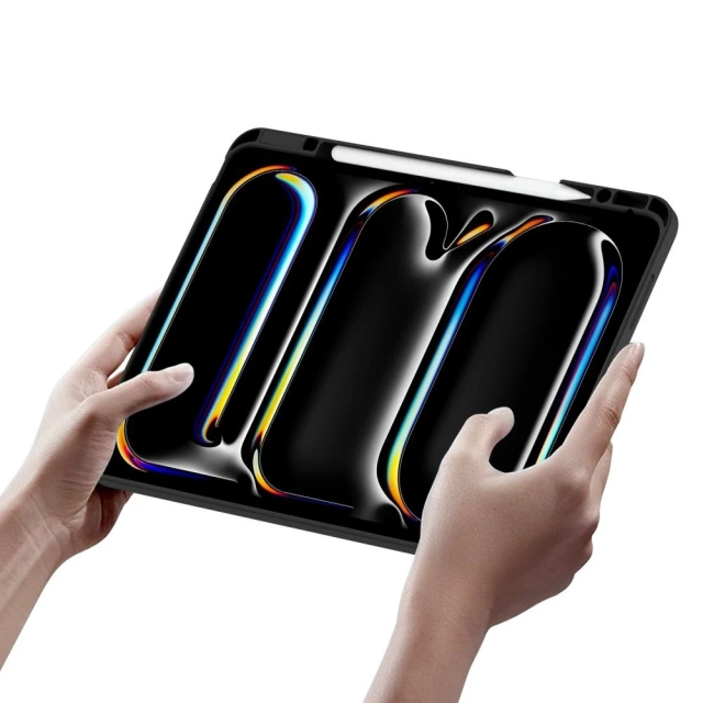 Klávesnica Etui Scmag Pen pre Apple iPad Pro 13 7 / 2024 čierna