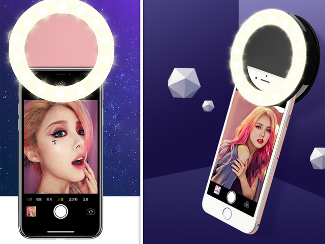 Selfie Ring Light LED RK-14 blue