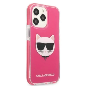Etui Karl Lagerfeld KLHCP13XTPECPI pre iPhone 13 Pro Max 6,7" pevné puzdro Choupette Head